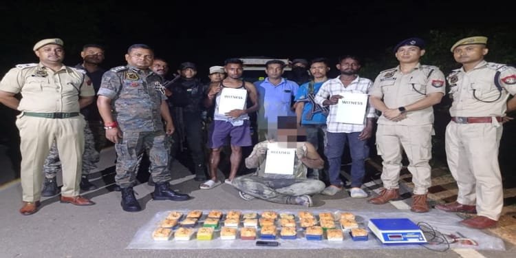 Cachar Police Crack Down on Narcotics Racket, Seizes ₹2.8 Crore Worth of Heroin