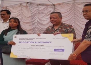 Shillong Street Vendors Get Boost as Govt Hands Over Relocation Cheques