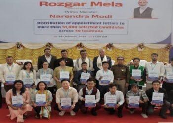 Meghalaya’s 17th Rozgar Mela Empowers 58 Youths with Government Jobs