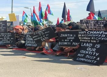 Jaintia Community Fights Back: Land Rights Protest Rocks Khliehriat