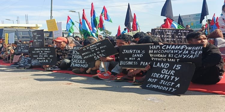 Jaintia Community Fights Back: Land Rights Protest Rocks Khliehriat