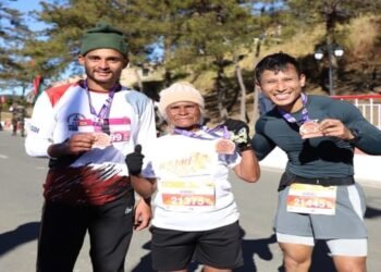 3,000 Runners Unite: Assam Rifles Half Marathon Promotes Fitness and Unity in Shillong