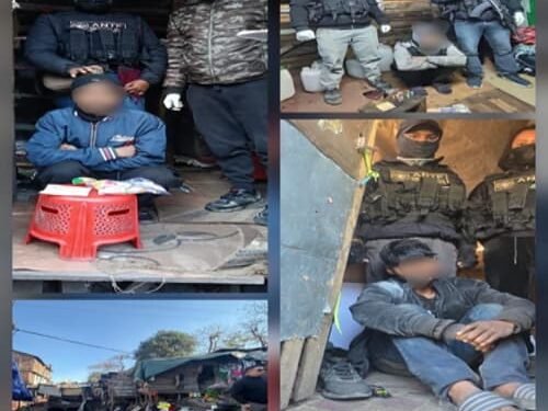 EKH Police Crack Down on Narcotics, 3 Arrested and 9.84g Heroin Seized