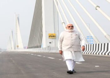 PM Modi Inaugurates ₹3,030 Crore Kumar Bhaskar Varma Setu Across Brahmaputra River