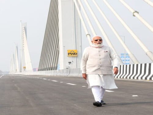 PM Modi Inaugurates ₹3,030 Crore Kumar Bhaskar Varma Setu Across Brahmaputra River