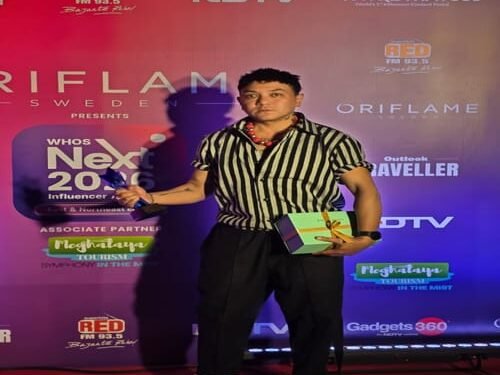 Meghalaya Designer Daniel Syiem Wins ‘Iconic Trailblazer in Regional Couture’ Award at WhosNext2026