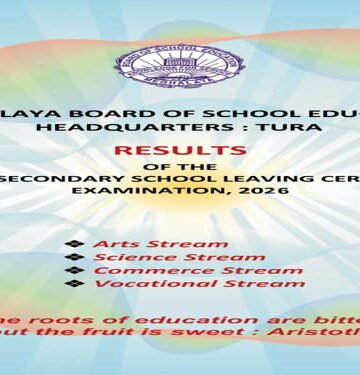 HSSLC 2026: St. Mary’s Shillong Clinches Top Rank as Capital Schools Rule MBOSE Merit List