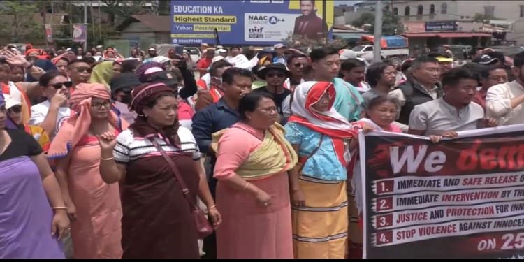 Manipur Nagas demand immediate release of 6 civilians