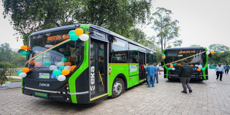 Shillong Rolls Out First E-Buses As Conrad Sangma Pushes Green Transit