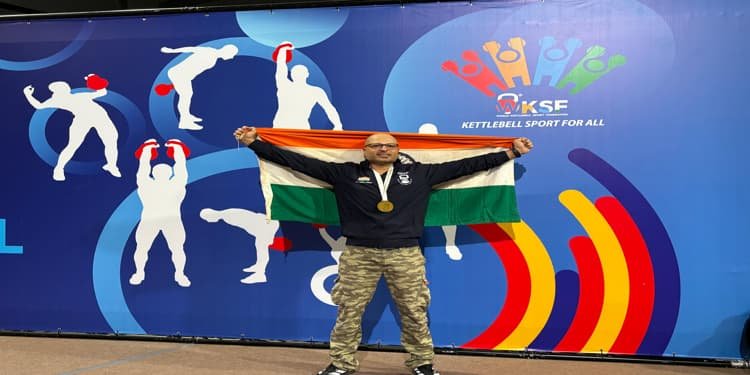 Meghalaya’s Sandeep Sharma Clinches Kettlebell World Gold In Moldova