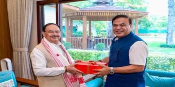 Sarma Pitches Assam As Health Hub To Nadda, Updates VP On Growth Track
