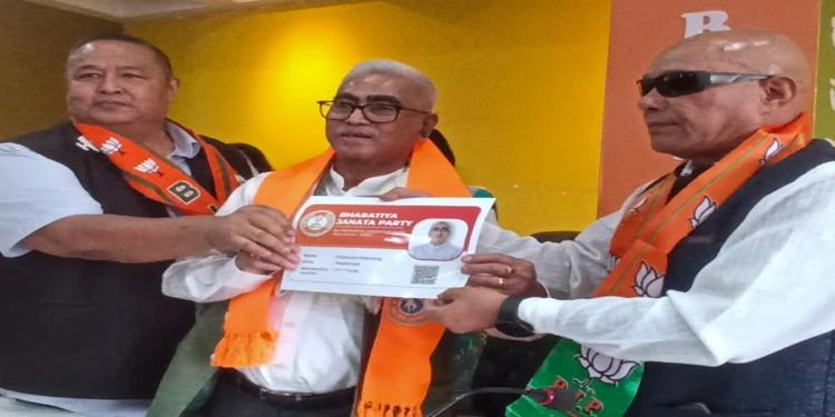 BJP Lands Big Catch in Shillong as Mohendro Rapsang Crosses Floor