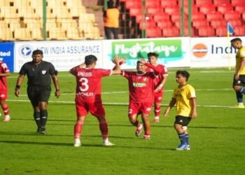 Sana Stars as Lajong Smash Mumbay 5-0 to Top Group E