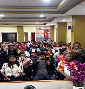 Jaintia Heavyweight Joins BJP: Ex-MLA Draison Brings 200-Strong Army
