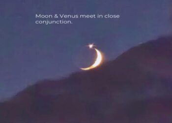 Tonight’s Sky Kiss: Moon Meets Venus Over Shillong