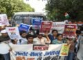 Massive protest in Delhi against CEC