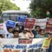 Massive protest in Delhi against CEC