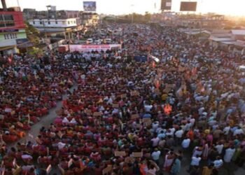 BJP’s takes out massive rally in Assam against Congress