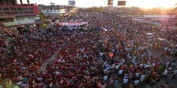 BJP’s takes out massive rally in Assam against Congress